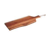 Premier Housewares Asymmetric Paddle Board For Serving Appetizers Acacia Wood Paddle Serving Board Natural Colour Chopping / Cutting Board 25 x 2 x 60