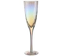 Premier Housewares Drinking Glasses Textured Cocktail Glasses Hammered Effect Margarita Glass Martini Glass Multicolored Rum Glass 26 x 7 x 7 cm