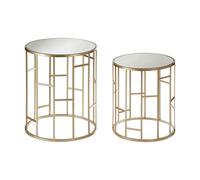 Premier Housewares Avantis Asymmetrical Frame Set of 2 Tables