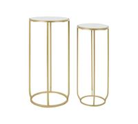 Premier Housewares Avantis Set of 2 Tall Side Tables