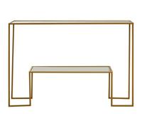 Premier Housewares Avento Gold Finish Console Table