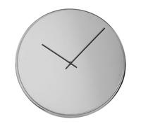 Premier Housewares Bailie Chrome/Mirror Wall Clock