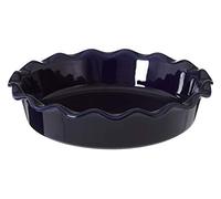 Premier Housewares Baking and Serving Dish, Stoneware, Modern Retro, Blue - Round,104562