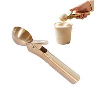 Premier Housewares Barron Gold Stainless Steel Ice Cream Scoop Trigger