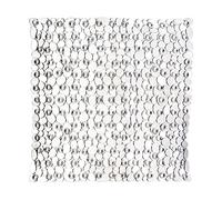 Premier Housewares Bath Mats PVC Non Slip Clear Bath Mat With Suction Grips Stylish Design Square Shaped Mats For Bathroom With Pebble Design 1 x 54 x 54