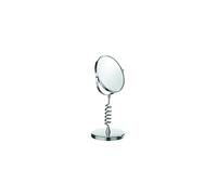 Premier Housewares Bathroom Mirror Twist Round on Chrome Stand