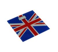 Premier Housewares Bathroom Scales Union Jack Digital Scales bathroom Scales Bathroom Digital Weighing Scales Blue and Red Design 3 cm x 30 cm x 30