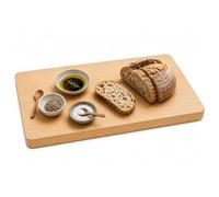 Premier Housewares Beech Wood Chopping Board | Thick and Durable Cutting Board for Kitchen Worktops | Large Wooden Chopping Board for Daily Use | Chopping Boards for Kitchens