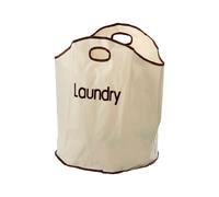 Premier Housewares Beige Polyester Laundry Bag