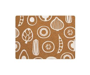 Premier Housewares Besa Cork Rectangular Placemats - Set of 4