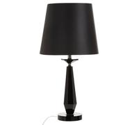 Premier Housewares Black Crystal Table Lamp With Metal Base Modern Elegance for Mid Century Interiors Desk Lamp Led Desk Lamp Study Lamp 31 x 55 x 31