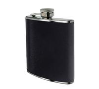 Premier Housewares 508255 Hip Flask - Black H14 x W10 x D3cm