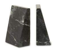 Premier Housewares Black Marble Bookends