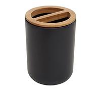 Premier Housewares Black Toothbrush Holder/Electric Toothbrush Holder/Toothbrush Holder/Toothbrush Cup/Electric Black Toothbrush Holder/Perfect For Brushing Teeth