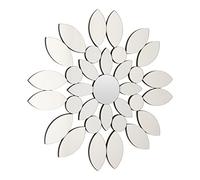 Premier Housewares Blossom Wall Mirror - Silver
