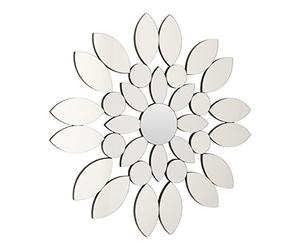 Premier Housewares Blossom Wall Mirror - Silver