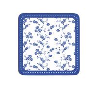 Premier Housewares Blue Rose Coasters - Set of 4