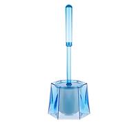Premier Housewares Blue Toilet Roll Holders Free Standing Acrylic Brush Holder Hexagon Toilet Brushes And Holders Sets Diamante Detailed Freestanding Toilet Roll Holder 13 x 37 x 15