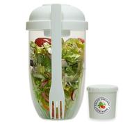 Premier Housewares BPA Free Salad Storage Container For Kitchen | Portable BPA Free Food Storage Container For Travelling | Portable BPA Free Food Container For Breakfast