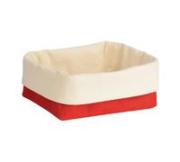 Premier Housewares Bread Basket, 14 x 21 x 18 cm - Red/Cream