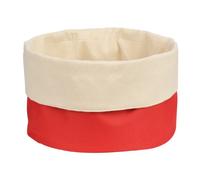 Premier Housewares Bread Basket - 22 x 22 cm - Red/Cream