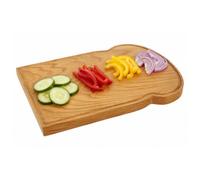 Premier Housewares Bread Shaped Wooden Chopping and Serving Board