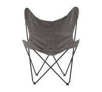 Premier Housewares Butterfly Chair, Papillon Outdoor, Lounge - Black