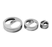 Premier Housewares Bygone Cookie Cutters - Set of 3, Stainless Steel