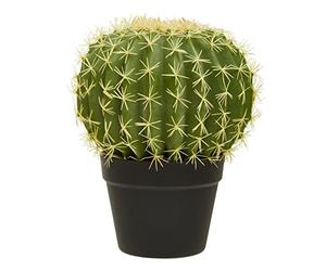 Premier Housewares Cactus/Artificial Succulent Plants Arrangement/Mini Artificial Plant/Small Succulent Plant/Artificial Succulent Cactus 30 cm / W25 x D25 x H30cm