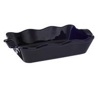 Premier Housewares Casserole Dish, Modern Retro, Stoneware, Large - Blue