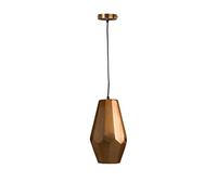 Premier Housewares Ceiling Lights Copper Finish Round Shape 3 Pendant Light Antique Ceiling Lighting Contemporary Pendant Hanging Lighting For Ceiling w20 x d20 x h100cm