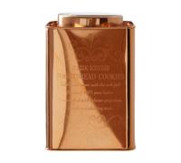 Premier Housewares Chai Square Copper Finish Cookies Canister