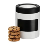 Chalk Board Small Canister - Black & White