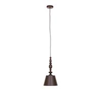 Premier Housewares Chandelier/Ceiling Light Matte Black Pendant Lights For Ceiling/Hallway/Living Room Robust Metal Hanging Lighting For Halls/Bedroom 75 x 174 x 75