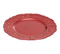 Premier Housewares Charger Plate, Synthetic, Red, 33Cm