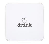 Premier Housewares Charm "Drink" Coasters - Set of 4
