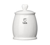 Premier Housewares Charm Tea Canister, White