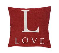 Premier Housewares Chenille Cushion Love