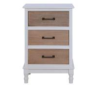 Premier Housewares Chest Of Drawers White Chest Of Drawers With 3 Drawers With Handles Bedroom Chest Of Drawers Durable White Drawers For Bedroom For Storage 43 x 33 x 66