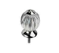 Premier Housewares Chic Vintage Style Clear Acrylic Drawer Knobs