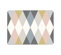 Premier Housewares Cirque Placemats - Set of 4, Grey, H2 x W29 x D22cm
