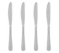 Premier Housewares Classic Knife Set Of 4 / Silver Finish Kitchen Knives For Spreading Butter/Cutting Fruits And Vegetables Rust Resistant Set Of Knives 2 x 22 x 2