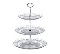 Premier housewares Clear Glass 3 Tier Cake Stand