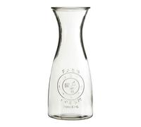 Premier Housewares Clear Glass Embossed Farm Fresh Design Carafe