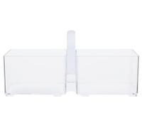 Interiors by PH Clear Plastic Kitchen Organiser With Handle, Clear