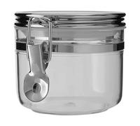 Orsina Elegant Retro Design Jar With Silver Lid 450 ml, Durable Glass Jar With Lid, Sleek Airtight Storage Jar in Clear Orsina Clear