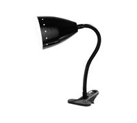 Premier Housewares Clip Desk Lamp with Dot Design - Black