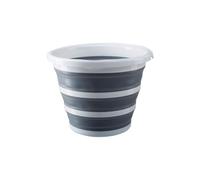 Premier Housewares Collapsible Bucket Grey Premier Housewares Grey
