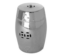 Premier Housewares Complements Silver Finish Table / Stool