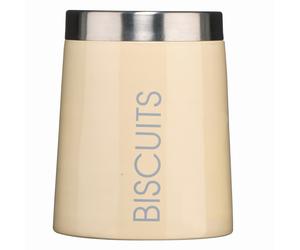 Premier Housewares Conical Biscuit Canister - Cream
